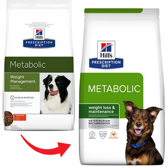 Корм Hills Prescription Diet Metabolic Canine L&R для поддержания или снижения веса собак, с ягненком и рисом, 1,5 кг