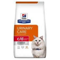 Корм Hills Prescription Diet Feline С/D Urinary Stress c курицей, от повторного проявления признаков идиопатического цистита кошек (ИЦК), для борьбы со стрессом 400г
