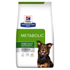 Корм Hills Prescription Diet Metabolic Canine L&R для поддержания или снижения веса собак, с ягненком и рисом, 1,5 кг