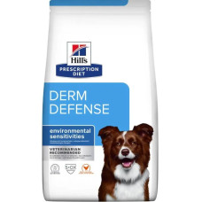 Сухой корм Hills Prescription Diet Canine Derm Defense для взрослых собак с проблемами кожи, с курицей 1,5кг