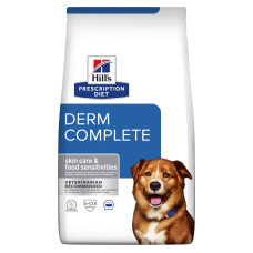 Сухой корм Hills Prescription Diet Canine Derm Complete для собак при пищевой аллергии и атопическом дерматите 12 кг