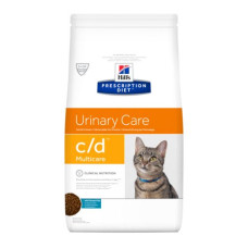 Корм Hills Prescription Diet Feline С/D Multicare для підтримки здоров'я сечових шляхів кішок, з океанічною рибою 1,5 кг