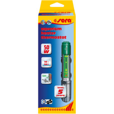 Аквариумный нагреватель с термостатом sera aquarium heater thermostat 50 Вт