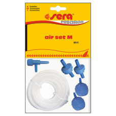 sera air set  M - шланг 4м, распылитель 2шт, обратный клапан 2шт, краник  