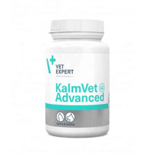 Пищевая добавка VetExpert KalmVet Advanced (КалмВет Эдвансд), уменьшающая симпотомы стресса у кошек и собак, 1 капс.