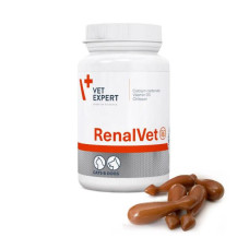 Добавка VetExpert Renalvet (ВетЭксперт РеналВет) для собак и кошек с симптомами хронической почечной недостаточности 60 капс.Twist off