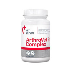 Добавка VetExpert ArthroVet HA Complex (ВетЭксперт АртроВет ГК Комплекс) для поддержки и защиты суставов собак и кошек (+экстракт мартинии, L-карнитин, марганец) 90 таб.