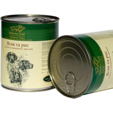 Консерви для собак Hubertus Gold, ягня з рисом, 800г