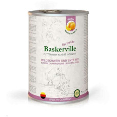 Консерва Baskerville Holistic Wildschwein und Ente Mit Kurbis для собак с мясом кабана, утки и тыквой