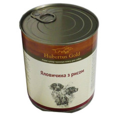 Консерви для собак Hubertus Gold, яловичина з рисом, 800г