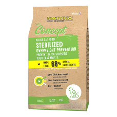 Корм NATYKA CONCEPT STERILIZED для профілактики надмірної ваги у кастрованих котів