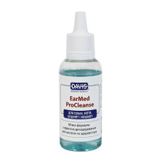 Средство по уходу за ушами Davis EarMed ProCleanse ДЭВИС ИЕРМЕД ПРОКЛИНС для собак и кошек, 50 мл