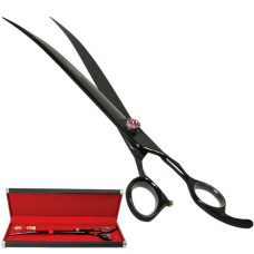 Ножницы изогнутые Davis Majutsu Titanium Curved для стрижки собак 10", 25,4 см