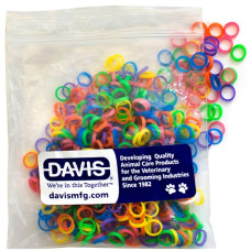 Davis Neon ДЭВИС НЕОН резинка для шерсти 0,6 см, 500 шт./уп.