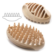 Силиконовая щетка DoggyMan Rubber Brush для собак и кошек с короткой шерстью 6.5*10.5*3.5см