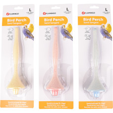 Игрушка для птиц песчаная жердочка Flamingo Sand Perch Plastic, 21,5х2,5 см