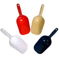 Совок для корма или наполнителя Flamingo Food Spoon, пластик, 600мл, 28х10 см