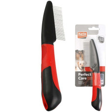 Расческа для собак с вращающимися зубцами Flamingo Comb Rotating Teeth, средняя