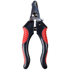 Когтерез для кошек и собак малых пород Flamingo NAIL CLIPPER, с ограничителем и замком безопасности, 13x5 см