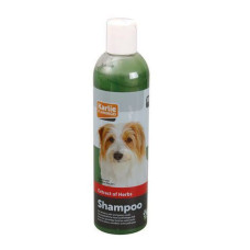 Травяной шампунь для собак Flamingo Herbal Shampoo, уход за жирной шерстью 300мл