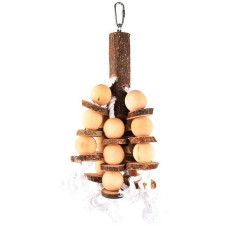 Игрушка для средних и крупных попугаев Flamingo Betty Balls, 10х10х30 см