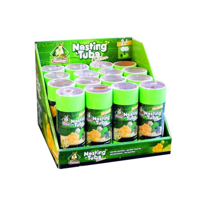 Хлопковое волокно для гнезда грызунов Flamingo Nesting Tube Cotton, 25г
