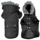 Куртка с капюшоном для собак Flamingo Polar Black, черный, 30 см