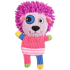 Мягкая игрушка с пищалкой для собак Flamingo Corduroy Lion, 14,5х8,5х25 см