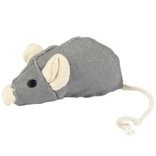 Экологичная игрушка с кошачьей мятой для котов - мышка Flamingo Natural Fun Mouse, 16х4х3,6 см