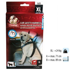 Шлея в автомобиль для собак Flamingo Car Safety Harness L/XL, 52-85см х 25мм