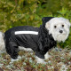 Комбінезон для собак з капюшоном Flamingo RAINCOAT SAFETY, чорний, 38 см