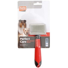 Мягкий сликер-пуходерка для собак и кошек Flamingo Soft Slicker S