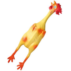 Курка з пищалкам для собак Flamingo LATEX CHICKEN, латекс, 11х8х49 см