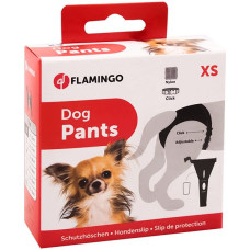 Трусы для собак гигиенические Flamingo Dog Pants Jolly с комплектом прокладок 18х23 см, 0