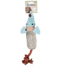 Игрушка для собак, c канатом и пищалкой Flamingo Shabby Chic Rat, 40см