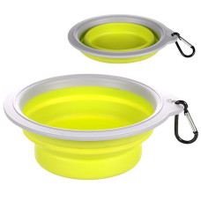 Складная миска для собак и котов Flamingo Travel Bowl Bubo 0.375л, 15х13,8х4,8 см