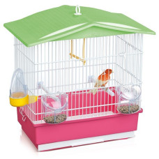 Imac ТИФФАНИ (TIFFANY) клетка для канареек, пластик, 42х26х42 см, розовый