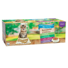 Консерви в соусі Stuzzy Cat Sterilized Multipack для стерилізованих котів, вологий корм, 4 смаки