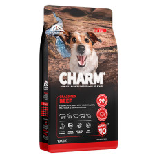 Сухой беззерновой холистик корм для собак Charm Grass-Fed Beef ЧАРМ БЫЧКИ откормлены на траве, 10 кг