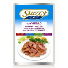 Консервы для кошек Stuzzy Cat Veal ТЕЛЯТИНА в соусе, пауч, 100г 