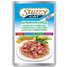 Корм для кішок Stuzzy Cat Ham Veal ШКІРА ТЕЛЯТИНА в желе, пауч, 100г