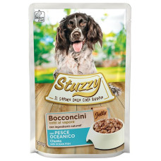 Консервы для собак Stuzzy Dog Ocean Fish ОКЕАНИЧЕСКАЯ РЫБА в желе с треской, пауч, 100г