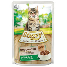 Консерви для котів Stuzzy Cat Rabbit, кролик у желе, 85г