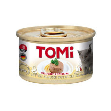 TOMi For Kitten with Chicken ТОМИ ДЛЯ КОТЯТ КУРИЦА консервы для котят, мусс, 0.085 кг.