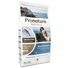 Беззерновой холистик корм Pronature Holistic Mediterranea Small Bites для собак мини и малых пород, лосось с вялеными томатами 2кг