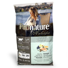 Сухий холіст корм для котів Pronature Holistic Adult Atlantic Salmon&Brown Rice з атлантичним лососем і коричневим рисом 5,44кг