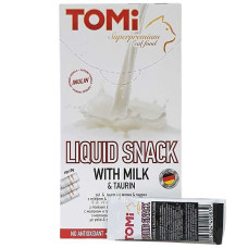 TOMi Liquid Snack Milk&Taurin ТОМИ МОЛОКО С ТАУРИНОМ жидкое лакомство для котов, 0.01 кг.