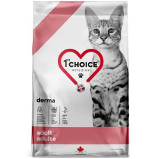 Диетический сухой корм 1st Choice Cat Adult Derma для кошек с чувствительной и склонной к раздражениям коже 1,8кг