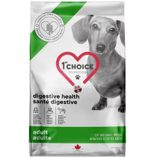Дієтичний корм 1st Choice Adult Digestive Health Toy and Small для собак міні та малих порід з харчовою чутливістю або проблемами травлення 5кг