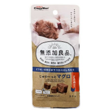 CattyMan Chicken Bonito, кубики с курицей и тунцом, лакомство для котов